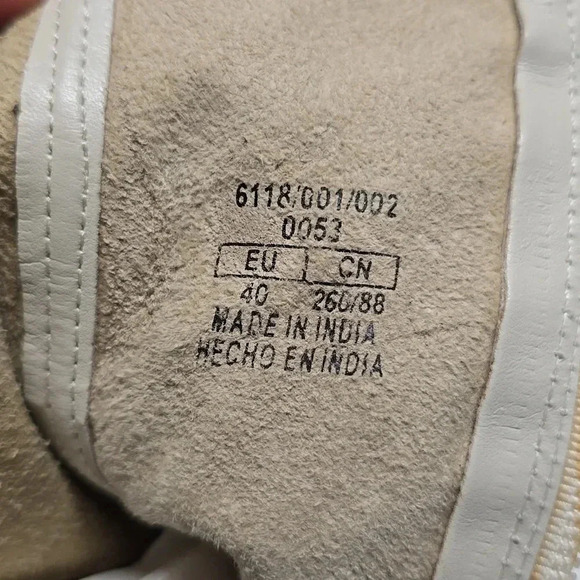 {Zara} Ecru Leather Zippered Boots - Size 39 - Picture 10 of 10